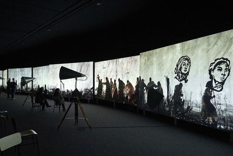 « More Sweetly Play the Dance » de l'artiste sud-africain William Kentridge 