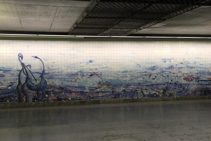 Station de métro Oriente à Lisbonne