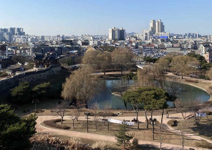 La forteresse de Suwon.