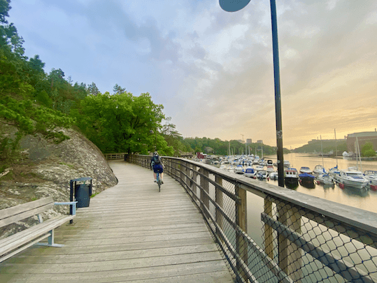 Strandpromenade, Nacka