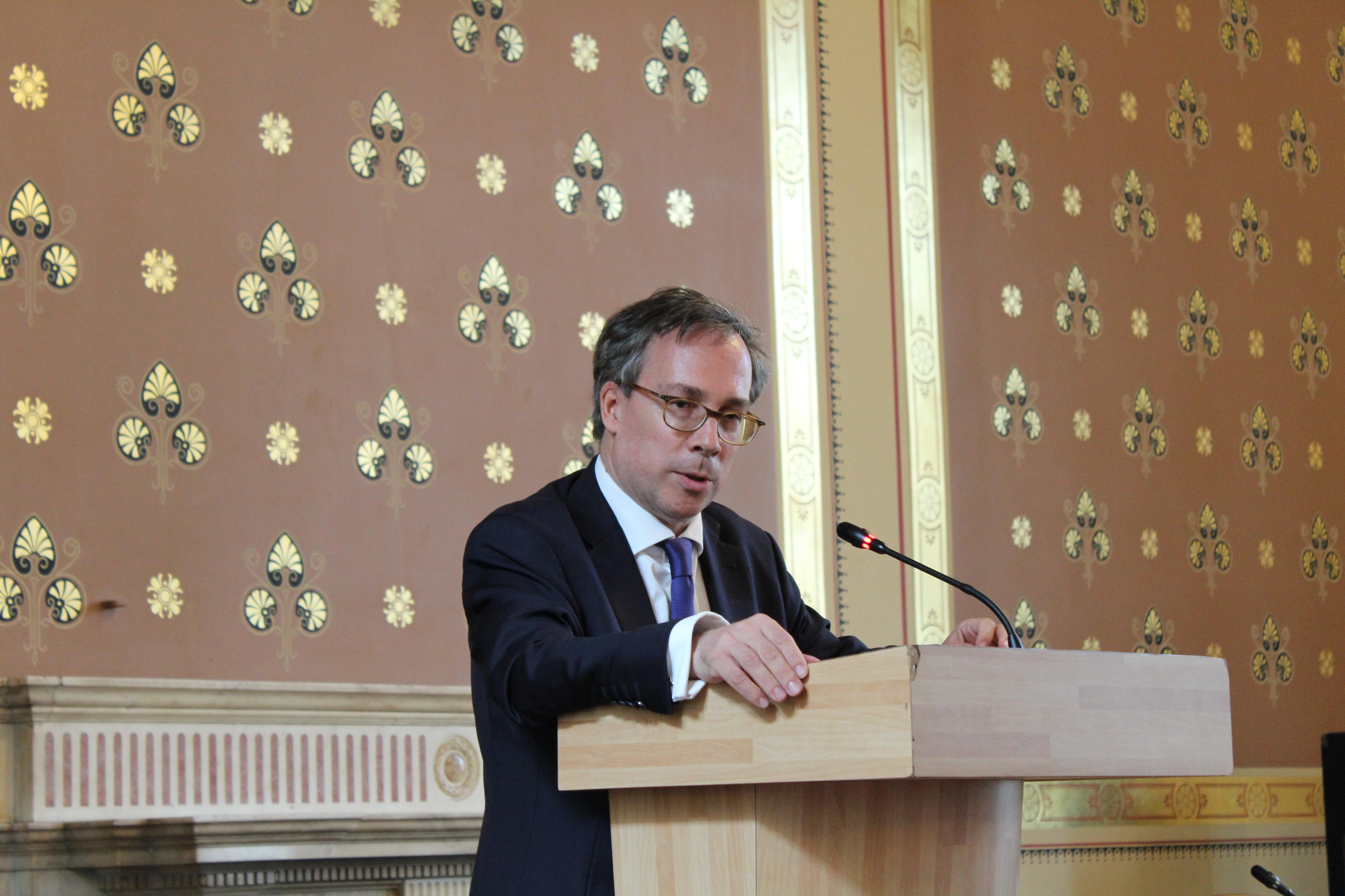 Discours d'Edward Llewellyn, ambassadeur du Royaume-Uni en France