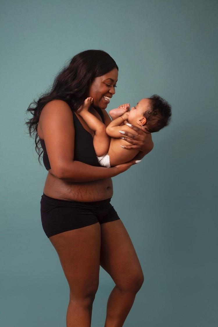 des jeunes mamans anti photoshop s'affichent dans le métro Londres campagne Mothercare