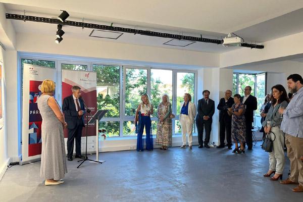 L´inauguration du troisième étage des locaux de l´Alliance Française de Lisbonne