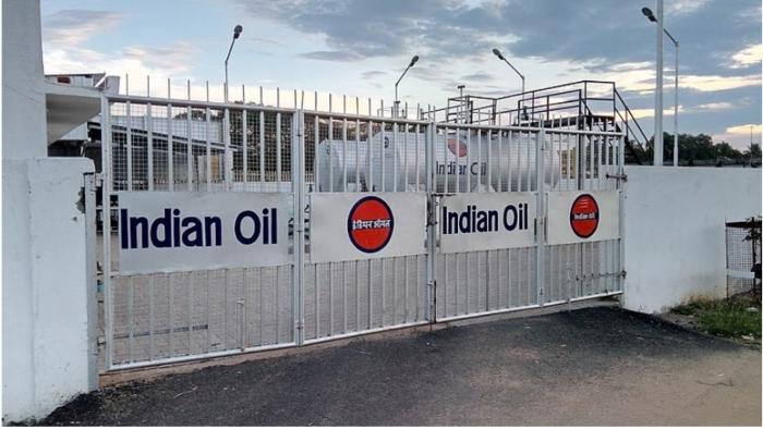 Indian oil portail d'une raffinerie