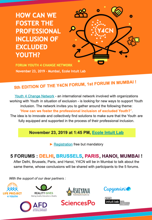 Y4CN Mumbai inclusion jeunes