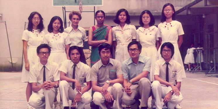 Nicole Sicard école Hong Kong 1970