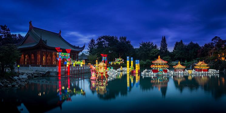 jardin lumières montreal