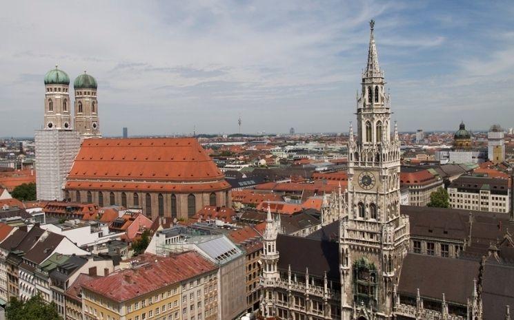 vue de la ville de munich