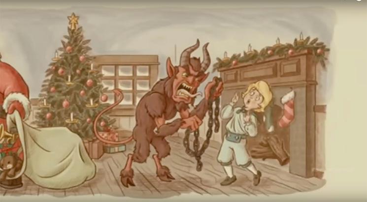 Krampus Autriche Noël