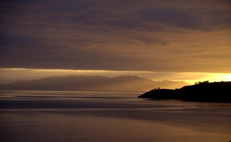 lever du soleil Waiheke Nouvelle-Zélande