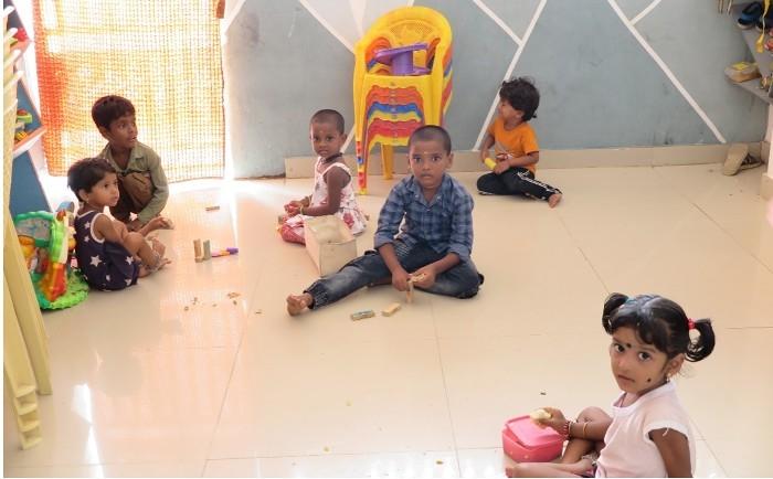 La crèche de LP4Y à Chennai