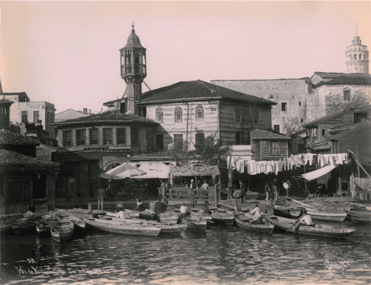 La mosquée Makbul Ibrahim Paşa vers 1885 