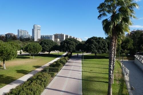 Les jardins du Turia à Valencia 