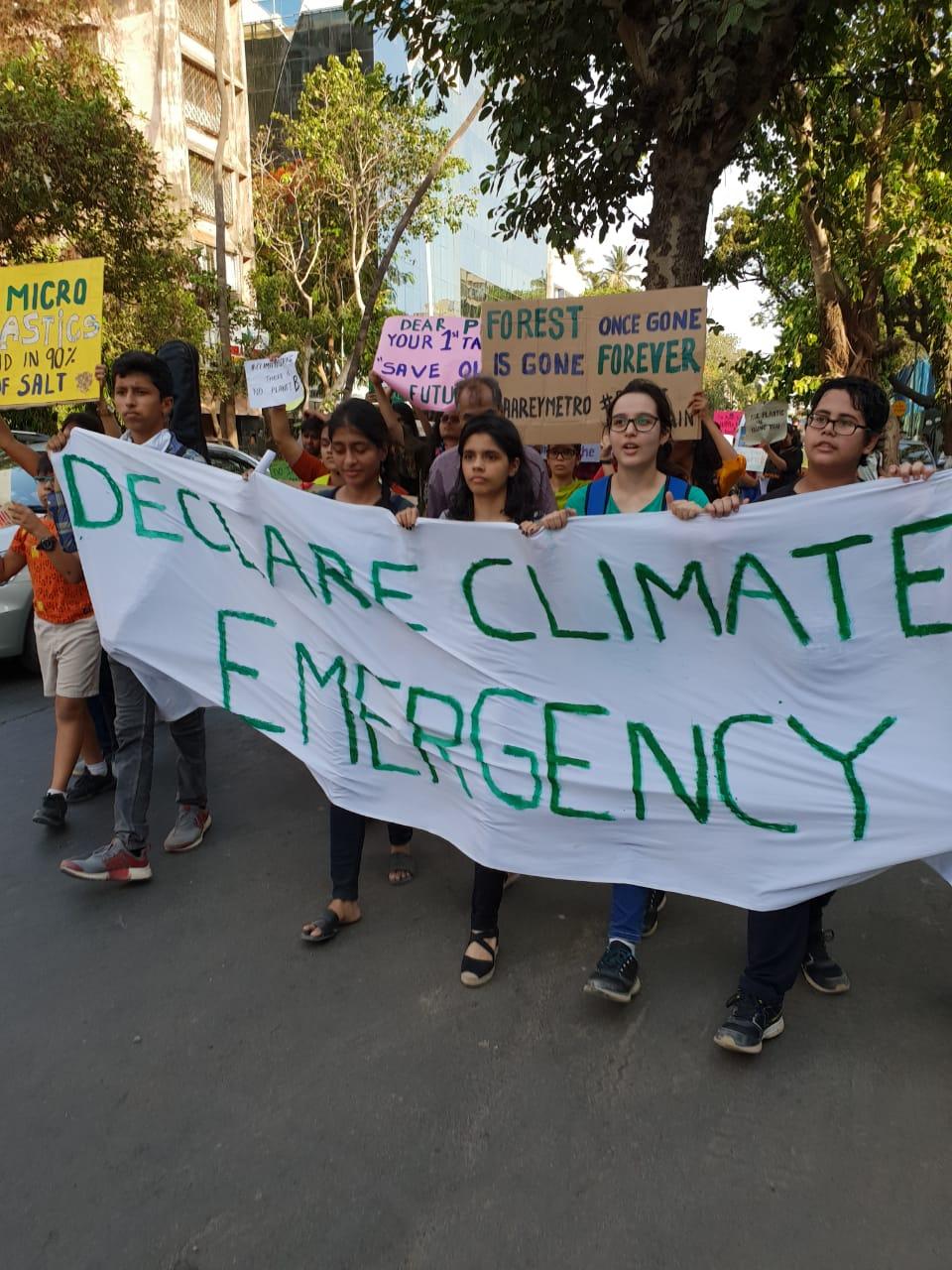 Marche climat etudiants mumbai