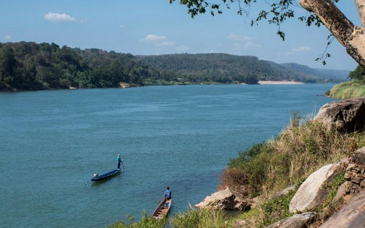 Mekong bleu Laos Thailande