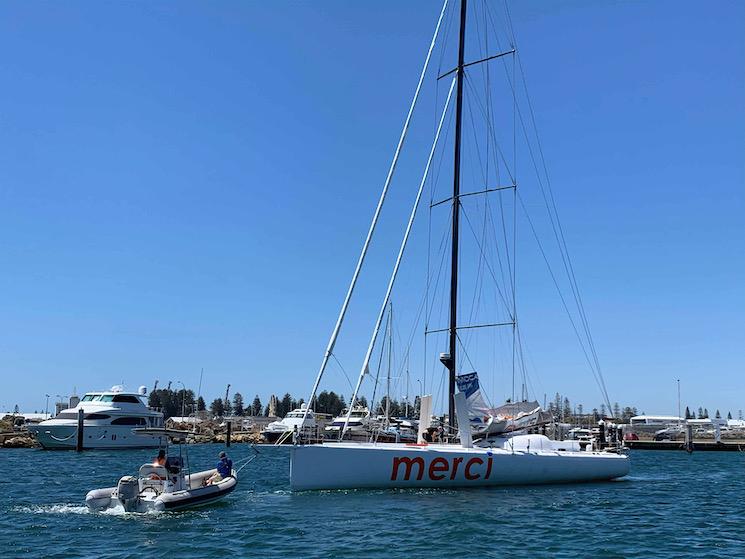 Merci quitte le Fremantle Sailing Club