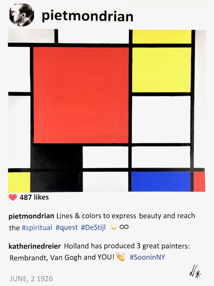 Mondrian Laurence de Valmy Kahn Gallery exposition Londres