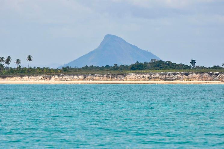 Le Monte Pascoal vu depuis la mer