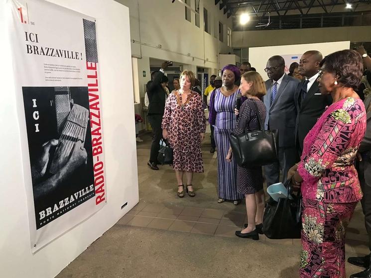 Myriam Boyer présente l'exposition "Radio Brazzaville"