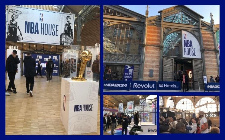 La NBA House, lieu éphémère pour tous les passionnés de balle orange