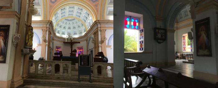 Notre dame des anges interieur pondichery