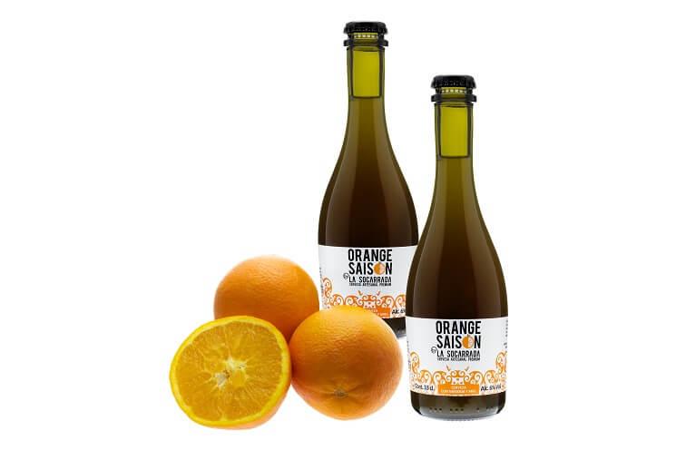 Une bouteille d'Orange Saison