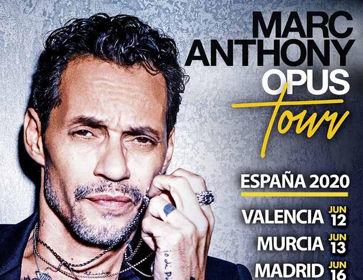 Opus Tour de Marc Anthony Valencia Espagne