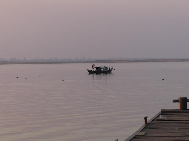 bateau Kratie Cambodge 