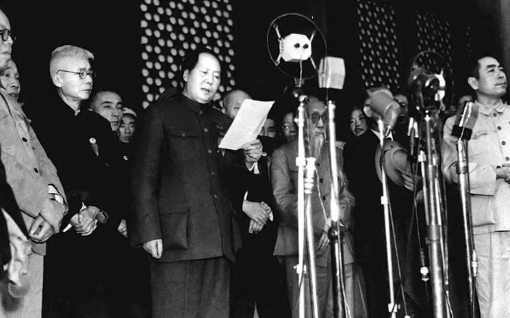 chine fete nationale china national day 1er october 1949 creation republique populaire Mao