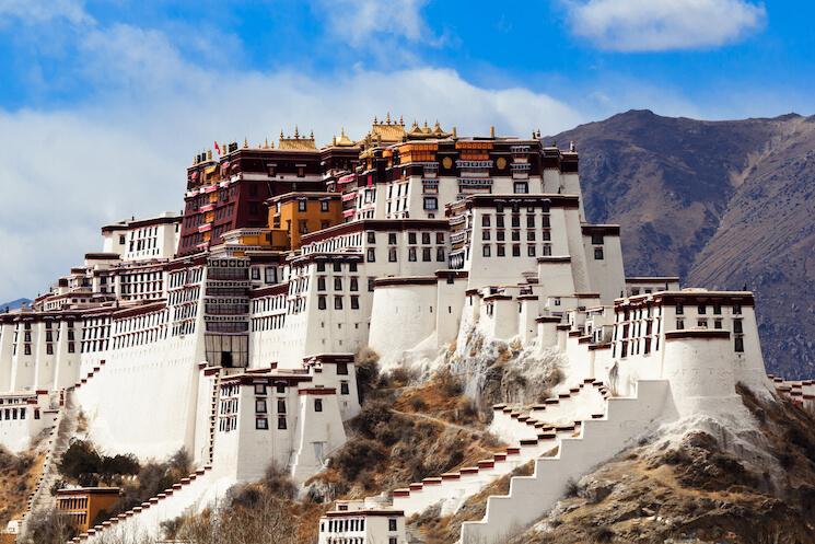 Palais du Potala au Tibet