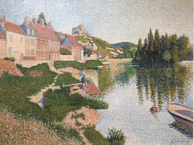 Paul Signac, Les Andelys, 1886, oil on canvas