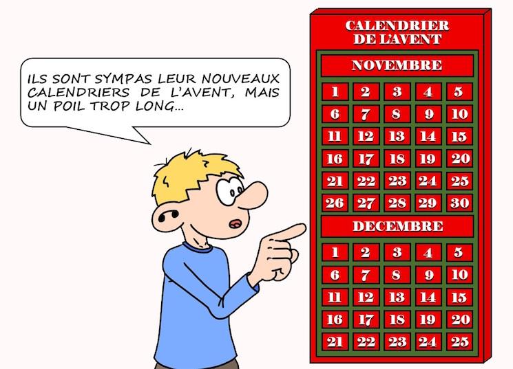 Attente noel calendrier de l'avent