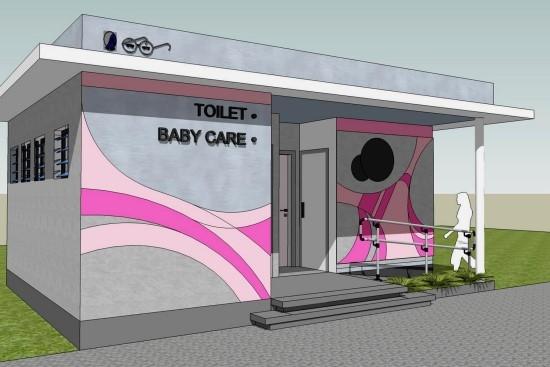 Vue d'une Pink Toilet. Image : Architectural Concept Design