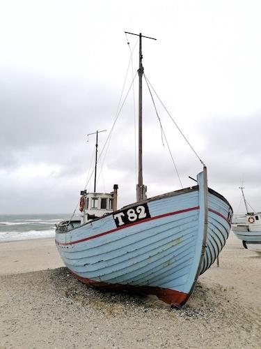 Plage de Vorupor dans le Jutland 