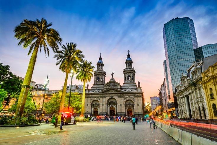 Plaza de Armas à Santiago, au Chili