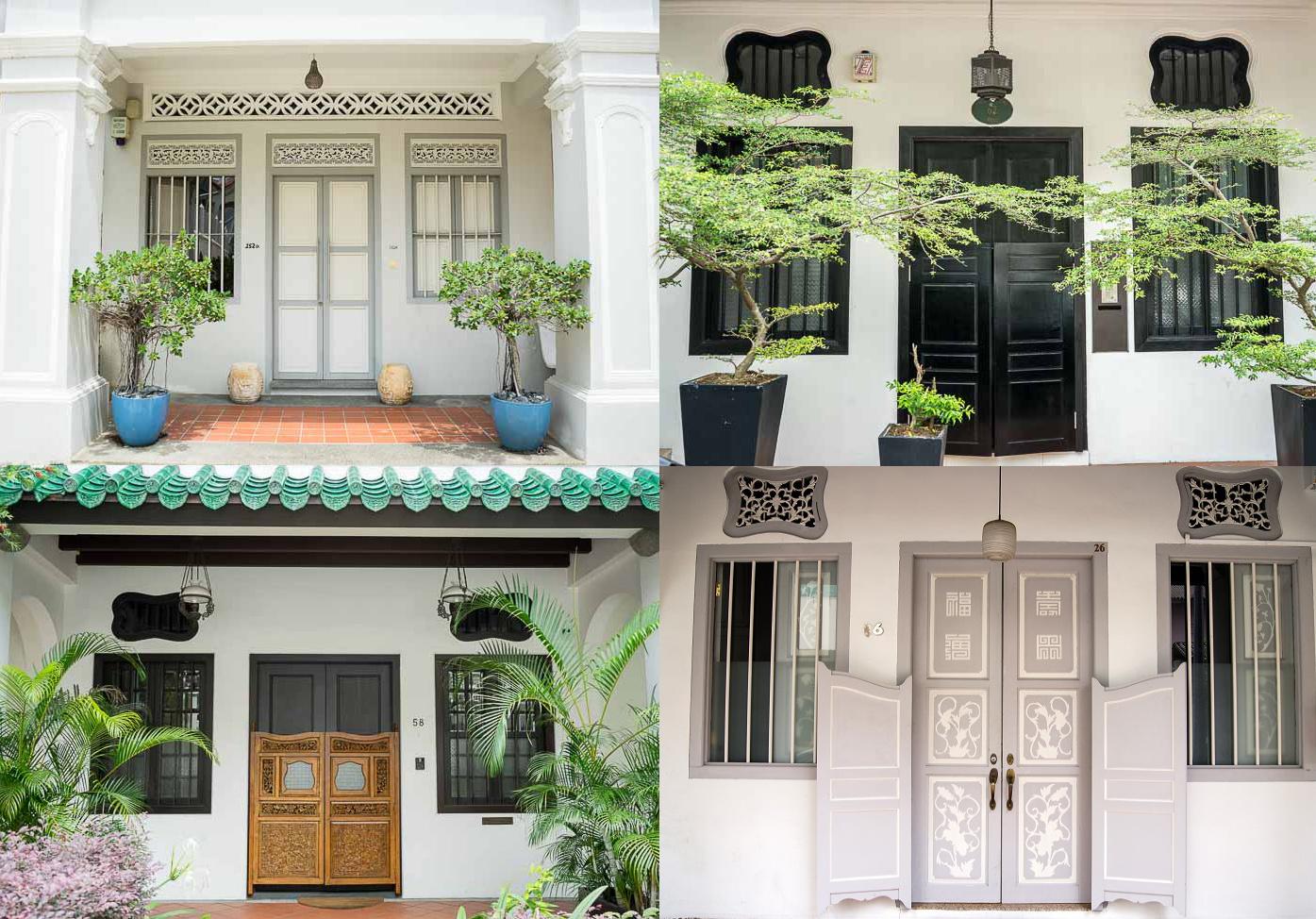 Shophouses doors