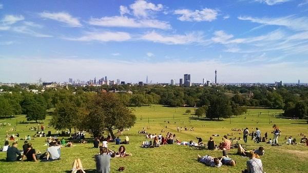 Primrose Hill qui surplombe Londres