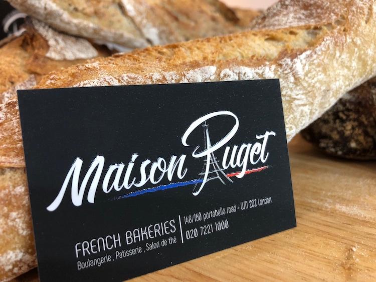 Puget boulangerie française londrès Notting hill meilleure baguette