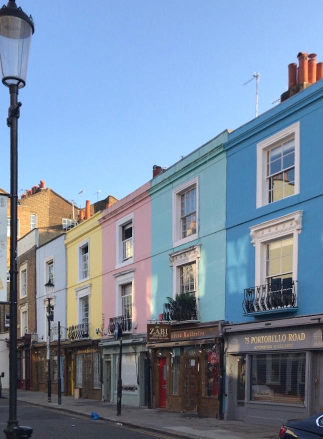 Portobello road couleur notting hill 