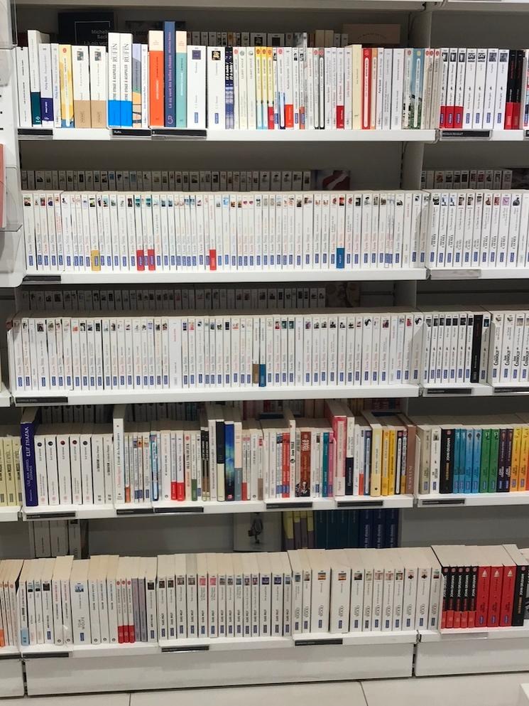 Un rayon livre bien garni à la Fnac