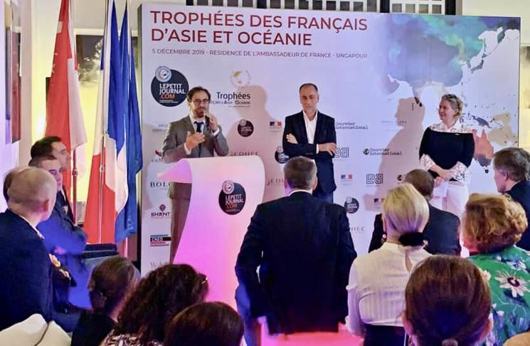 Remise des trophées des Français d'Asie-Océanie 2019. 