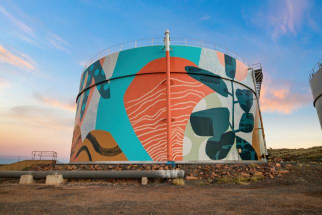 Water tank in Karratha