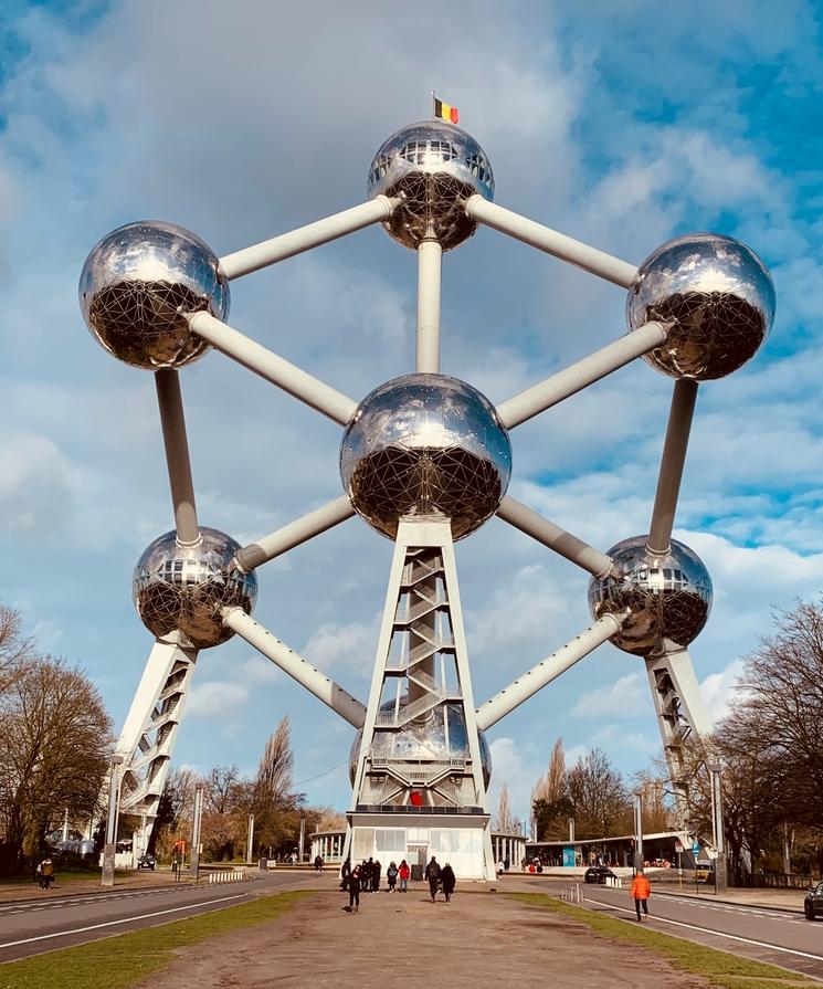 L'Atonium, à Bruxelles, Belgique