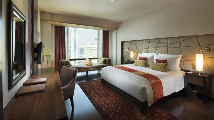 Vue d'une chambre Deluxe de l'hotel Vie a Bangkok