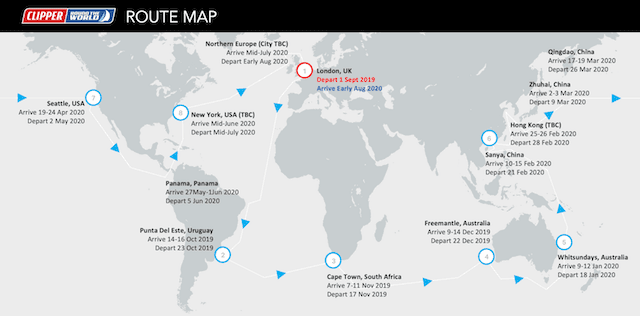 Sandra Marichal Singapour Clipper race around the world