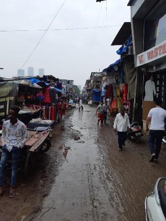 Rue de Malwani à Mumbai