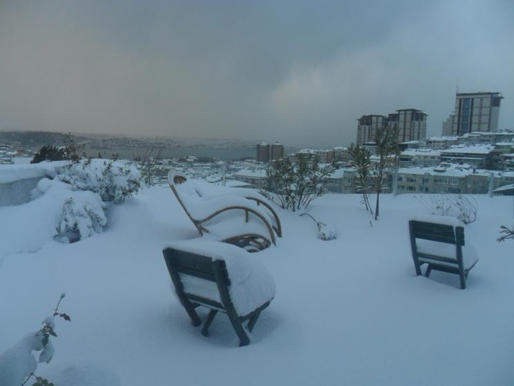 Istanbul neige 2017