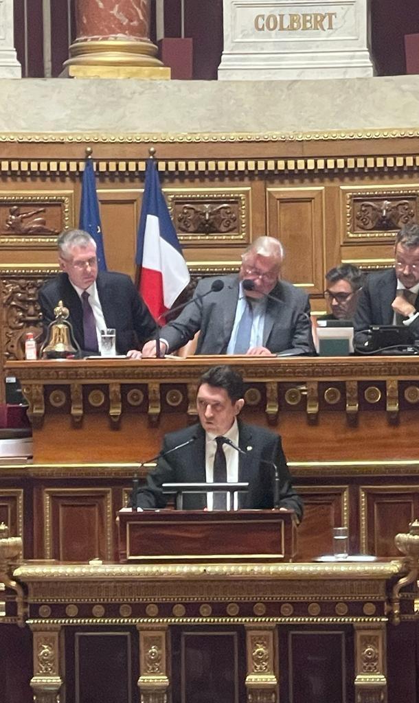 Olivier Cadic  présent au Sénat