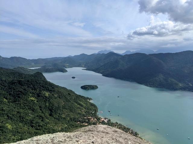 L'intérieur du Saco do Mamanguá, vu depuis le Pico de Açucar