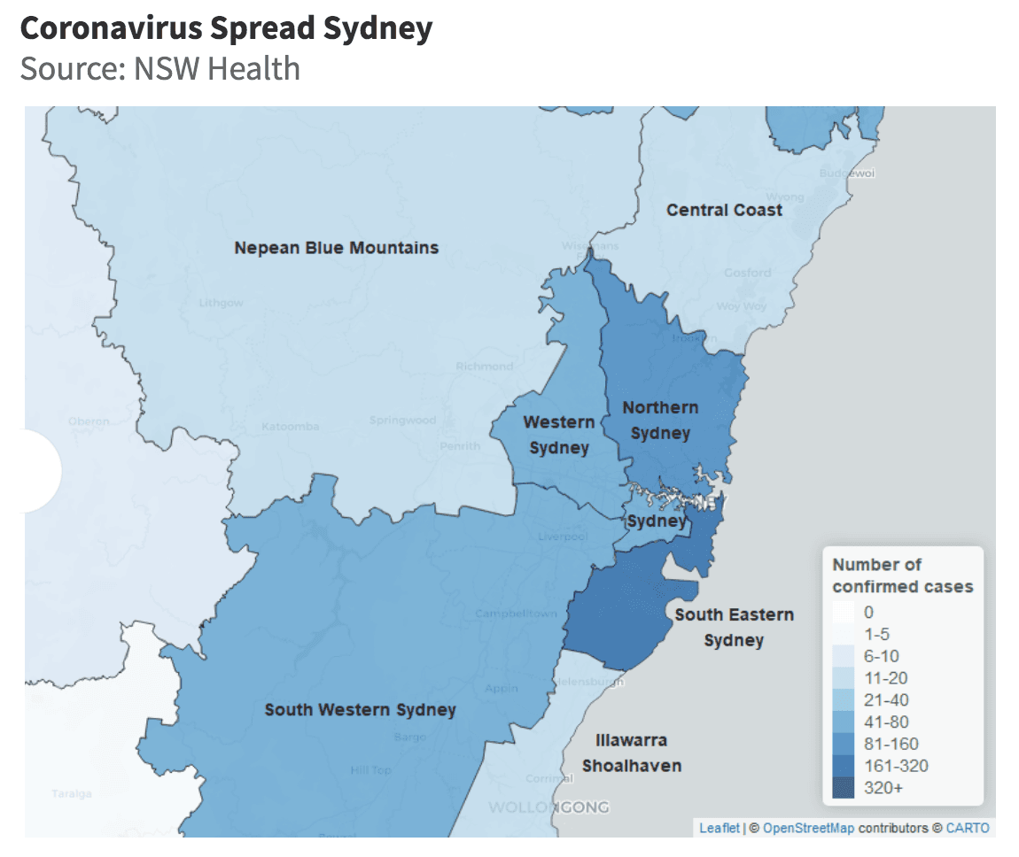 coronavirus sydney